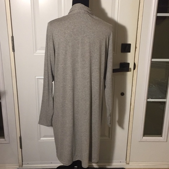 Basic By Yest Yessica Grey Melange Cardigan Size 12 - Picture 4 of 14